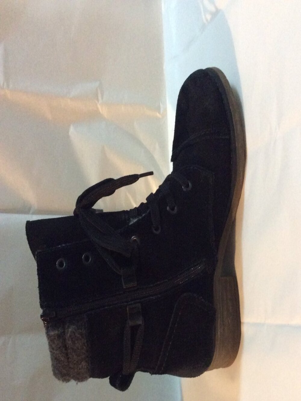 Rieker Suede Wool Lined Waterproof Winter Ankle Boots Size 36